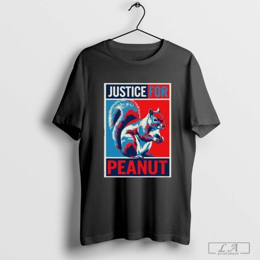 Official Justice For Peanut The Squirrel P'Nut Pnut Squirrel Justice For Peanut T-Shirt