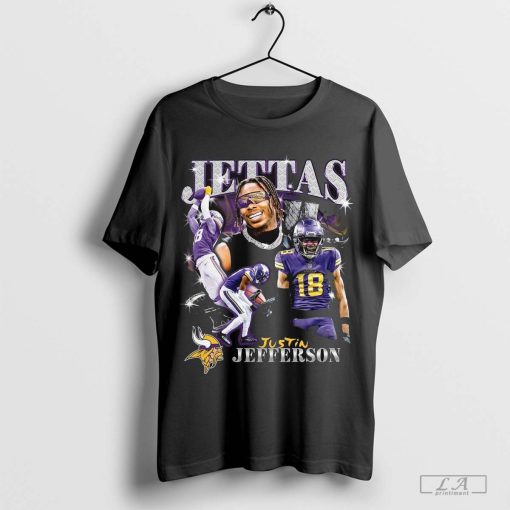 Official Justin Jefferson Minnesota Vikings Notorious Player Graphic NFL t-shirt