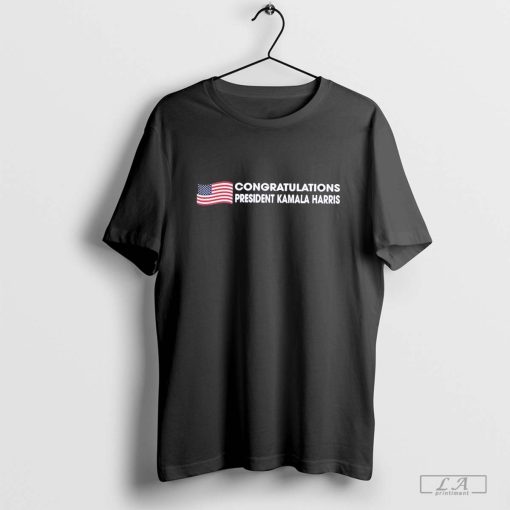 Official Kamala Won 47th President Congratulations President Kamala Harris T-shirt