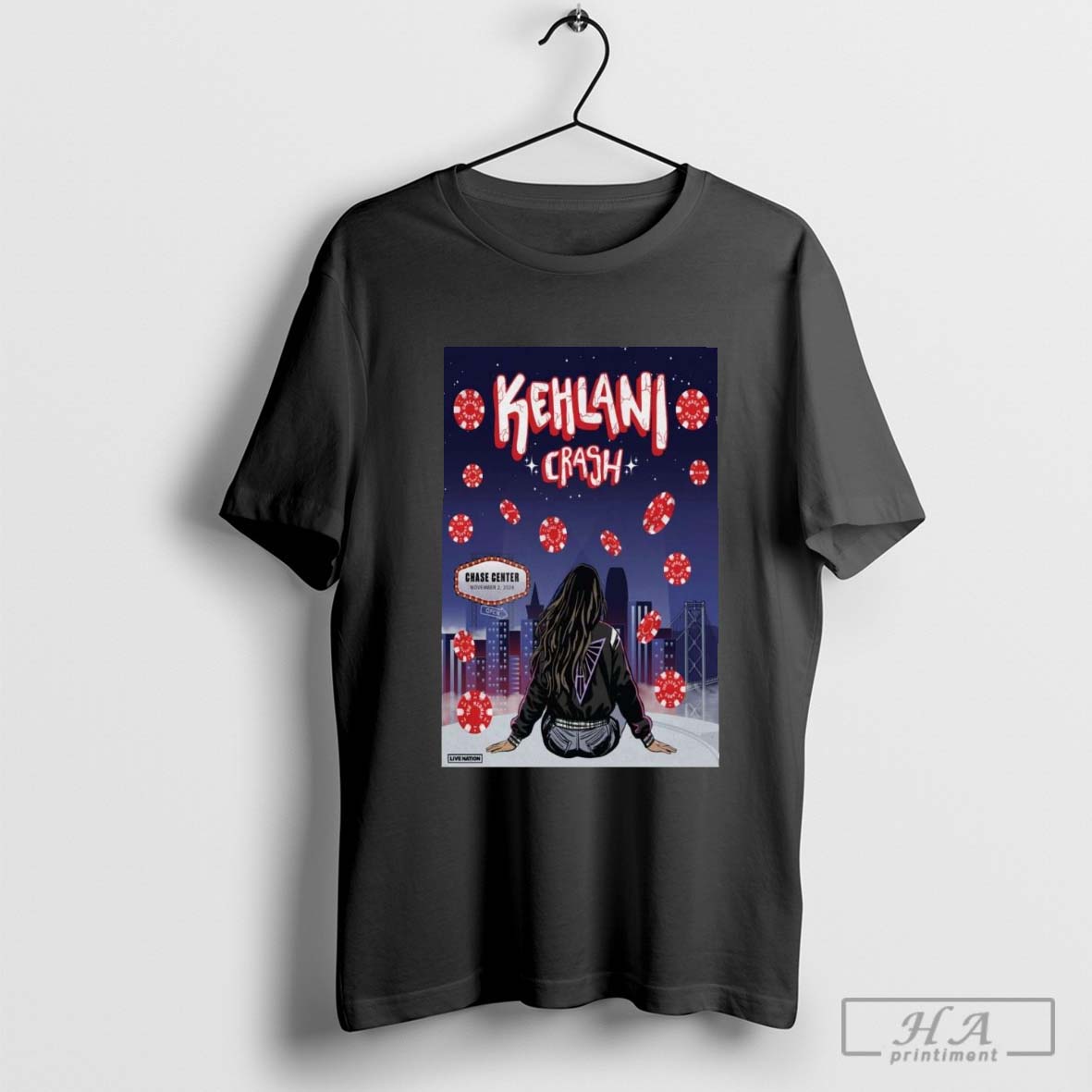 Official Kehlani Crash World Tour San Francisco Ca Nov 2 2024 Shirt