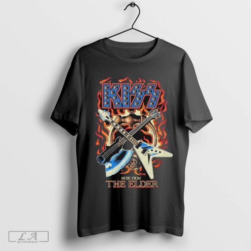 Official Kiss The Oath Music From The Elder The Demon’s Axe Bass Shirt