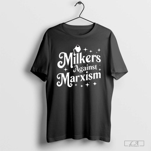 Official Krissy Meowmom Wearing Milkers Against Marxism t-shirt