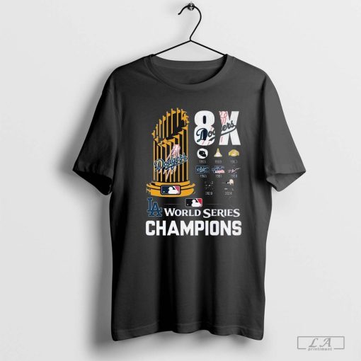 Official Los Angeles Dodgers 8X World Series Champions 2024 Winner Glory Shirt