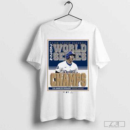 Official Los Angeles Dodgers Shohei Ohtani World Series 2024 Champions T- Shirt