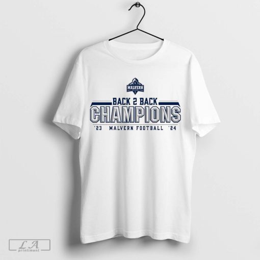 Official Malvern Prep Football Back 2 Back 2023-24 Inter-AC Champions Shirt