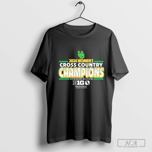 Official Oregon Ducks 2024 Big Ten Women’s Cross Country Champions Shirt