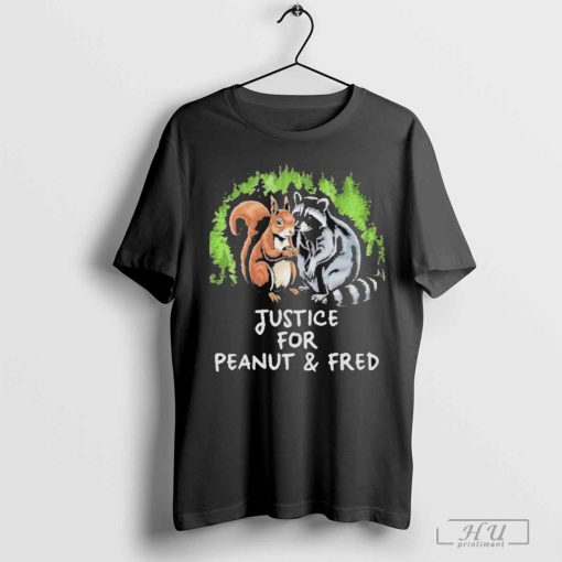 Peanut The Squirrel Justice For Peanut and Fred T Shirt