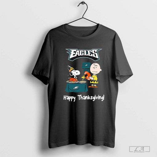 Official Peanuts Philadelphia Eagles NFL Football Happy Thanksgiving 2024 t- shirt