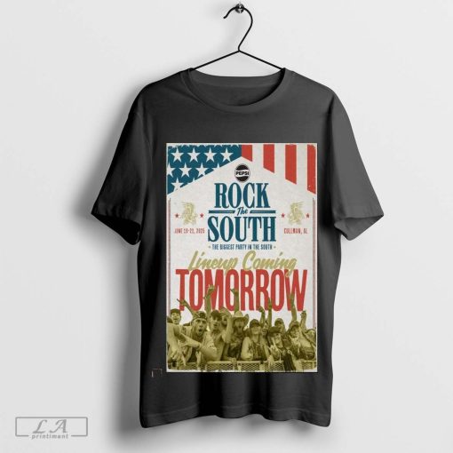 Official Poster Pepsi Rock The South Jun 19-21 2025 Cullman AL t-shirt