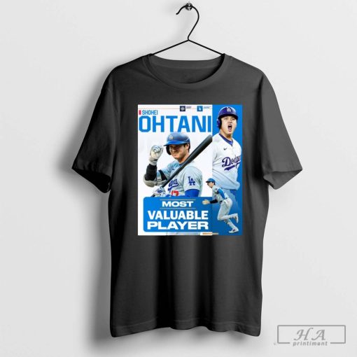 Official Poster Shohei Ohtani NL Most Valuable Player Los Angeles Dodgers MLB Baseball 2024 t-shirt