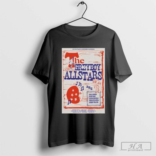 Official Poster The Greyboy Allstars California November 21-23-2024 Tour T-shirt