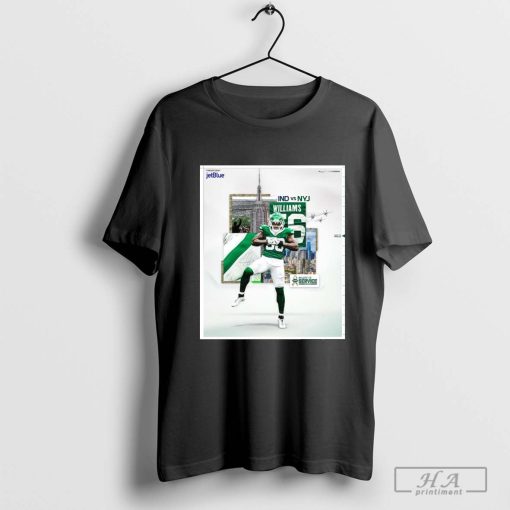 Official Quincy Williams Indianapolis Colts Vs New York Jets Salute To Service Poster t-shirt