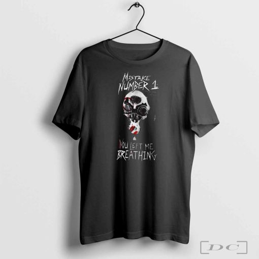 Official Rhea Ripley Mistake Number One You Left Me Breathing t-shirt