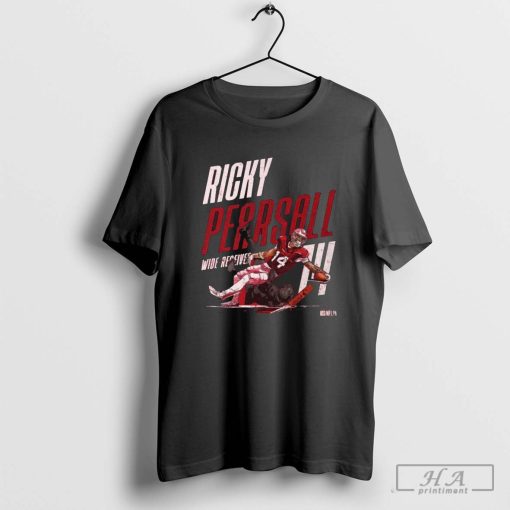 Official Ricky Pearsall San Francisco 49ers Wide Receiver Pylon NFL Football 2024 Players T-shirt