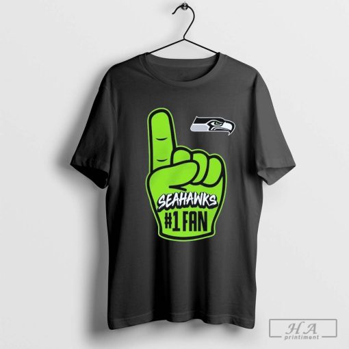 Official Seattle Seahawks Hand-Off #1 Fan T-shirt