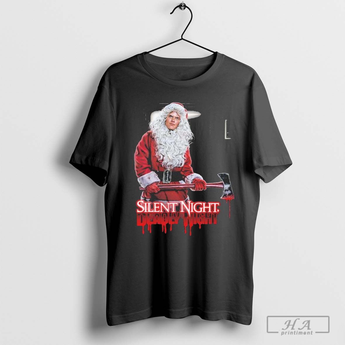 Official Silent Night Deadly Night Psycho Santa Horror Christmas 2024 T ...