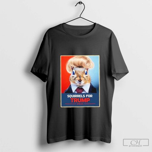 Official Squirrels For Trump 2024 Shirt