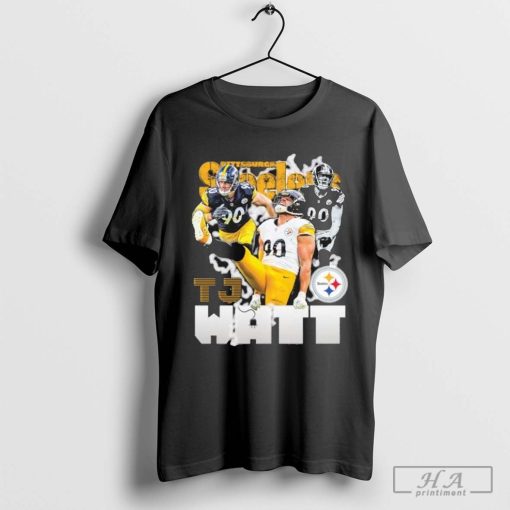 Official T.J. Watt Pittsburgh Steelers Notorious Player Graphic T-Shirt