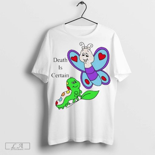 Official Tastefullindy Wearing Omighty Death Is Certain t-shirt