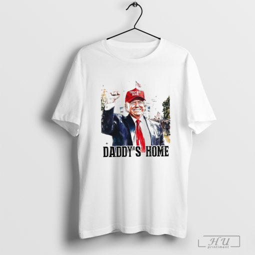 Official Trump Won 2024 Daddy’s Home White House Pink Trump 2024 Shirt