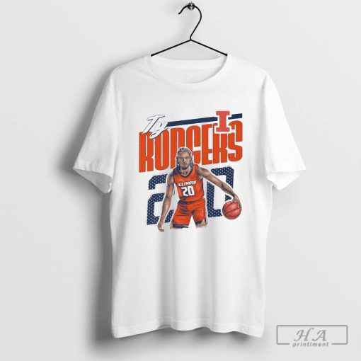 Official Ty Rodgers Illinois Fighting Illini Illustration Sport t-shirt