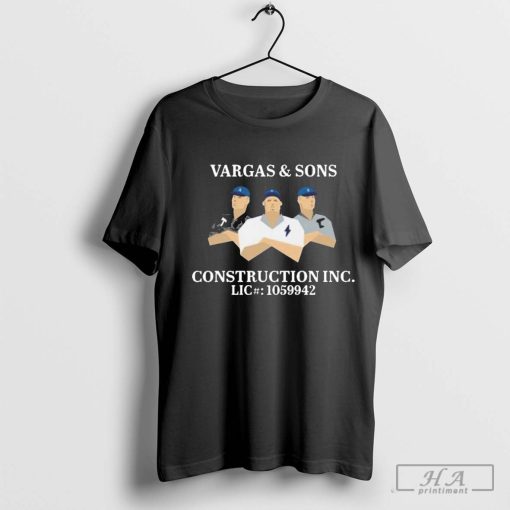 Official Vargas And Sons Construction Inc LIG 1059942 T-shirt