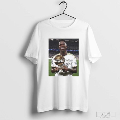 Official Vinícius Júnior Ballon Dior Almost Friday Shirt