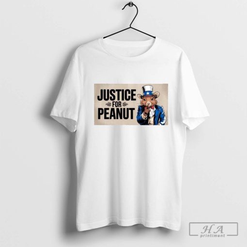 Official We Want Justice for Peanut Peanut The Squirrel 2024 Shirt