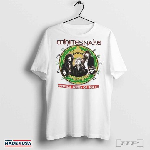 Official Whitesnake world series of rcok shirt