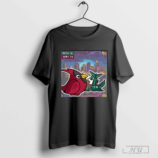 Official Winners of Week 10 in the NFL Arizona Cardinals beat the New York Jets Poster t-shirt