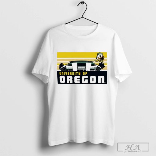 Oregon Ducks Campus skyline T-shirt