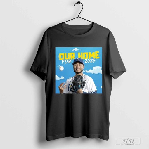 Our Home For 2025 Taj Bradley Tampa Bay Rays MLB Poster t-shirt