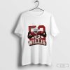 Patrick Willis #52 San Francisco 49ers player signature shirt