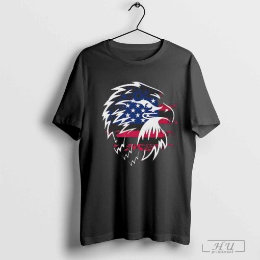 Patriotic Eagle Shirt 4th Of July Usa American Flag Premium T-Shirt