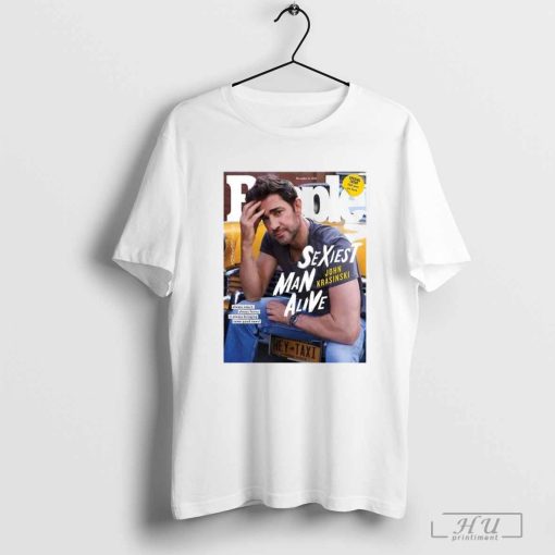 People’s 2024 Man Alive John Krasinski Always Smart Funny Bringing Some Good News Poster Shirt