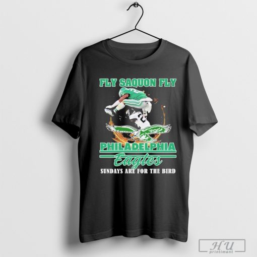 Philadelphia Eagles Fly Saquon Fly Sunday For The Bird T-Shirt