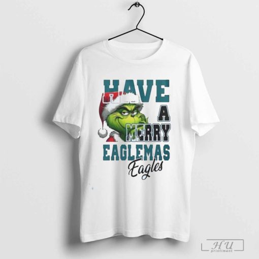 Philadelphia Eagles Have A Merry Eaglemas Eagles Grinch Christmas Shirt