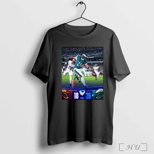 Philadelphia Eagles Wins 26-18 Washington Commanders 2024 Week 11 NFL Final Score Shirt