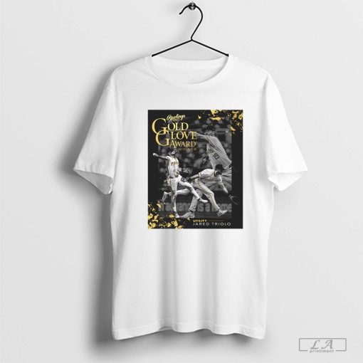 Pittsburgh Pirates MLB Gold Glove Award Winner Utility Jared Triolo Poster t-shirt