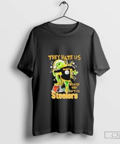 Pittsburgh Steelers The Grinch They Hate Us Because They Ain’t Us 2024 T-Shirt