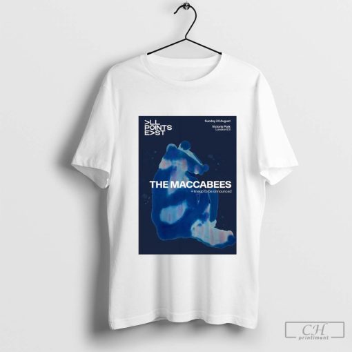 Poster The Maccabees All Points East 2025 Tour London Victoria Park t-shirt