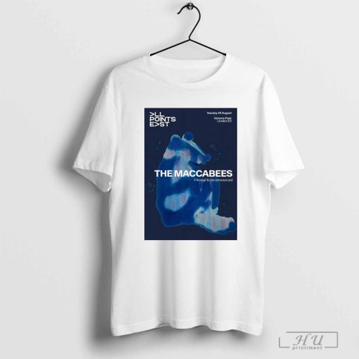 Poster The Maccabees All Points East 2025 Tour London Victoria Park t-shirt