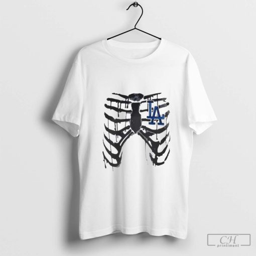 Pro Standard Dodgers Rib Cage Drop Shoulder T-Shirt