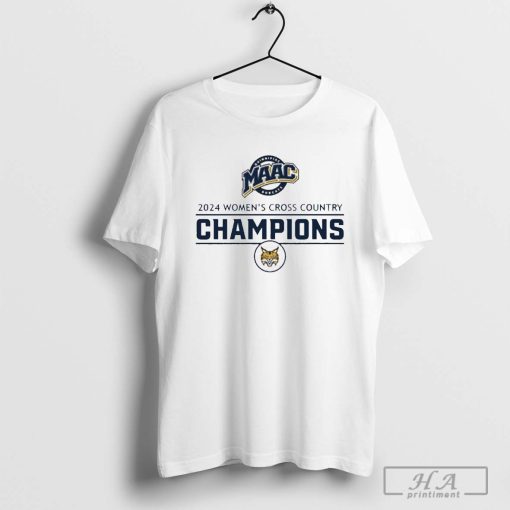 Quinnipiac Bobcats 2024 MAAC Women’s Cross Country Champions Shirt