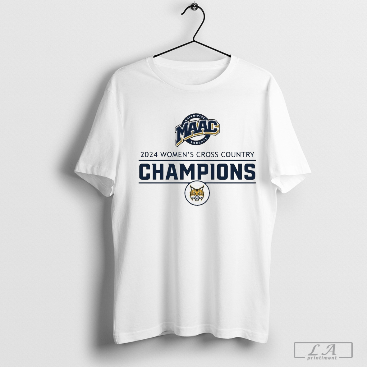Quinnipiac Bobcats 2024 Maac Womens Cross Country Champions Shirt