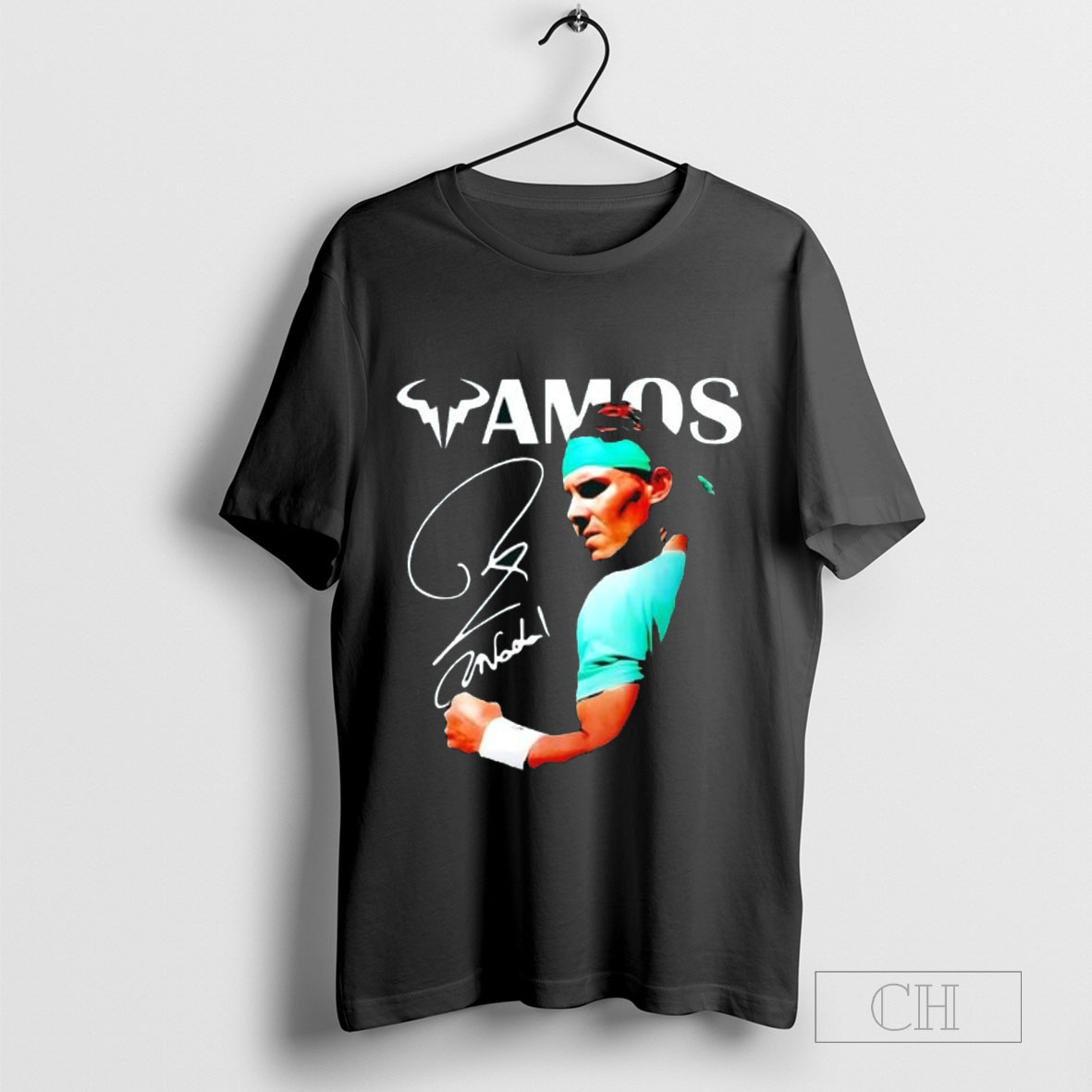 Rafael Nadal Vamos signature T shirt Printiment