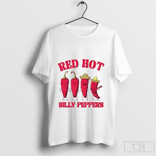 Red hot silly peppers cute t-shirt