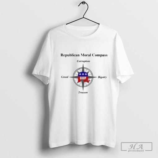 Republican moral compass GOP elephant shirt