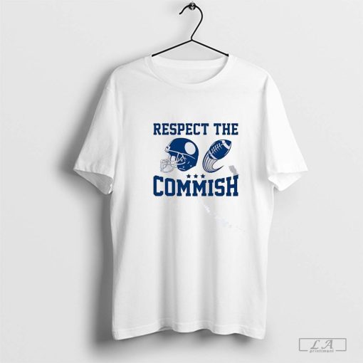 Respect The Commish helmet football shirt