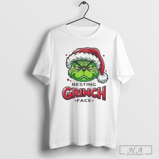 Resting Grinch Face Merry Grinchmas 2024 Shirt